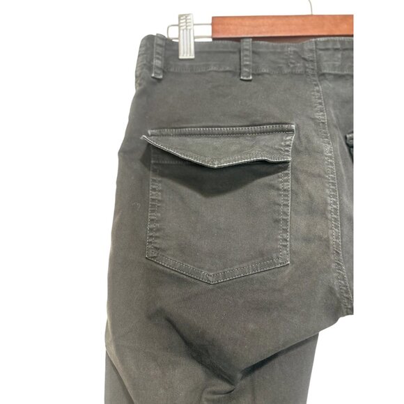 Nili Lotan French Military Pants Womens 4 Black Slouchy Grunge Academia Mid Rise - Picture 12 of 16
